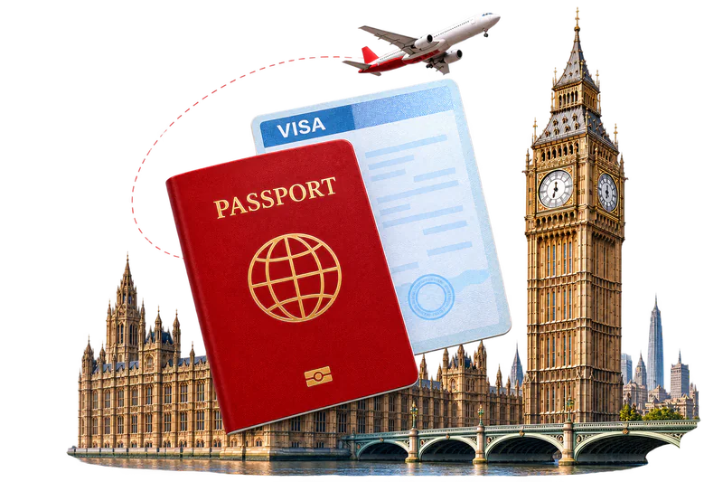 Hộ chiếu và hồ sơ visa du học Anh