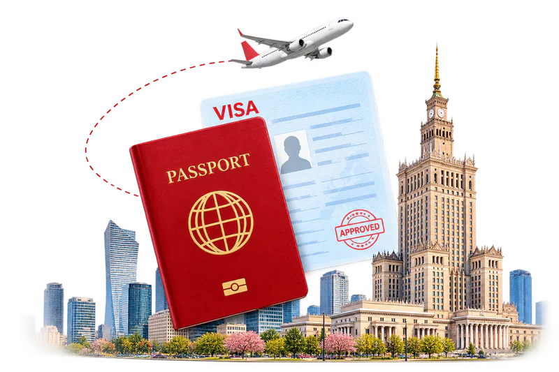 Hộ chiếu và hồ sơ visa du học Ba Lan