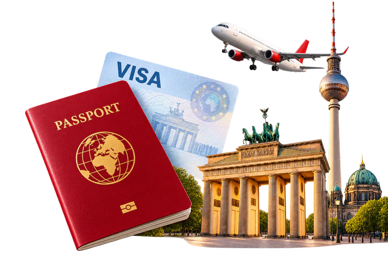 Hộ chiếu và hồ sơ visa du học Đức