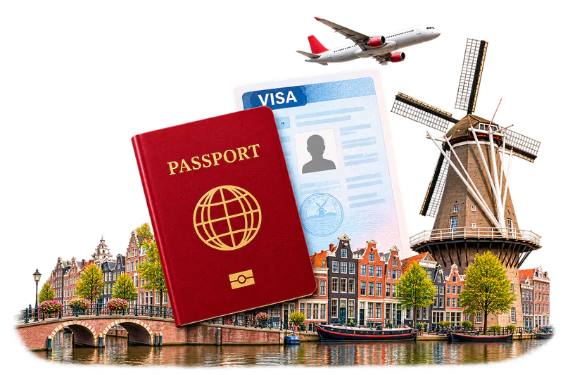 Hộ chiếu và hồ sơ visa du học Hà Lan