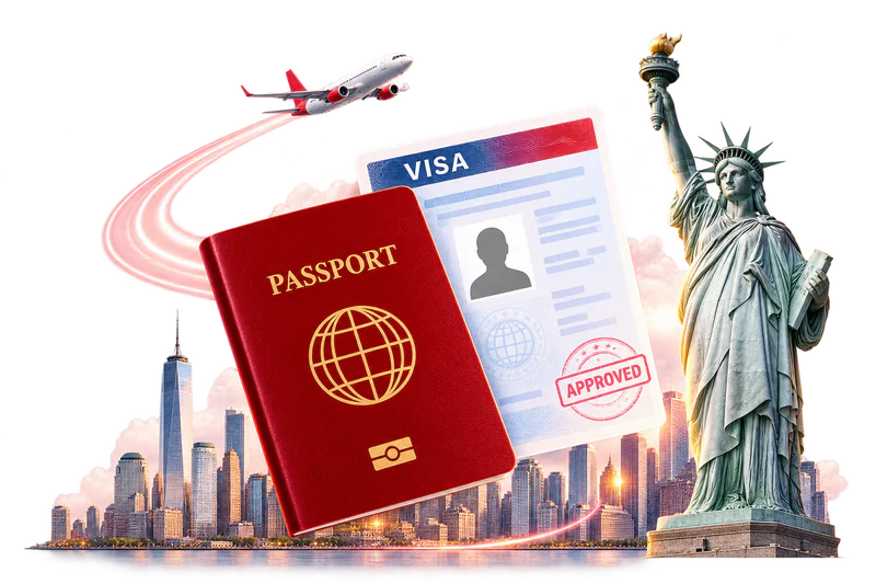 Hộ chiếu và hồ sơ visa du học Mỹ