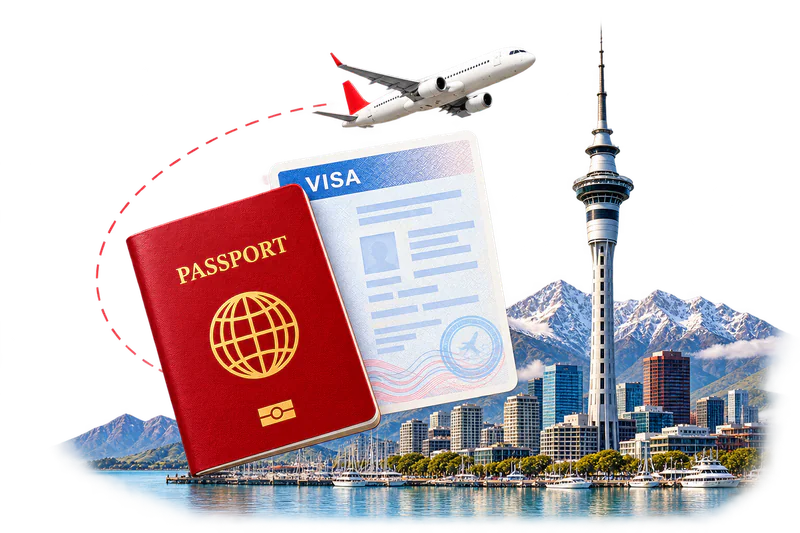 Hộ chiếu và hồ sơ visa du học New Zealand