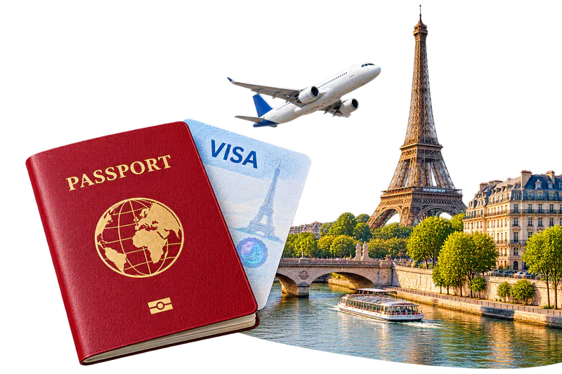 Hộ chiếu và hồ sơ visa du học Pháp