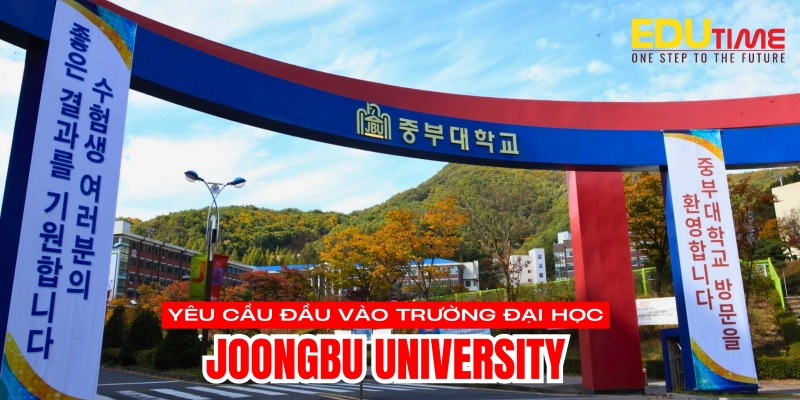 yêu cầu đầu vào khóa học tiếng hàn tại joongbu university