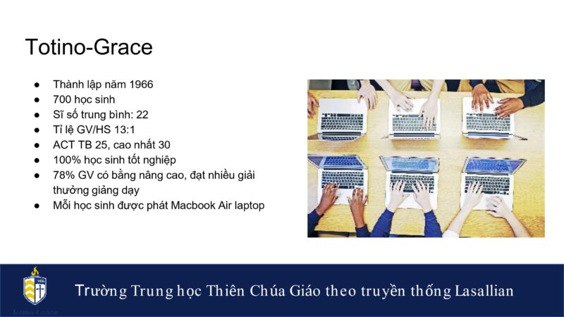 du học trung học thpt mỹ trường totino-grace high school