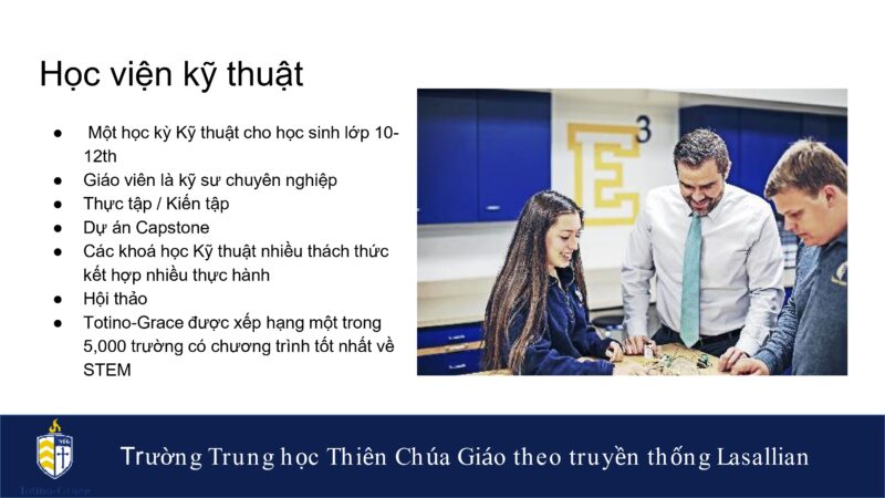 du học trung học thpt mỹ trường totino-grace high school