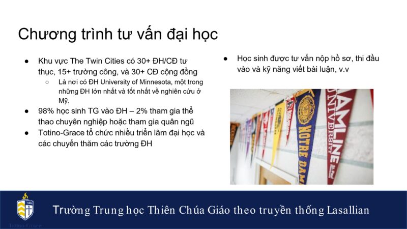 du học trung học thpt mỹ trường totino-grace high school