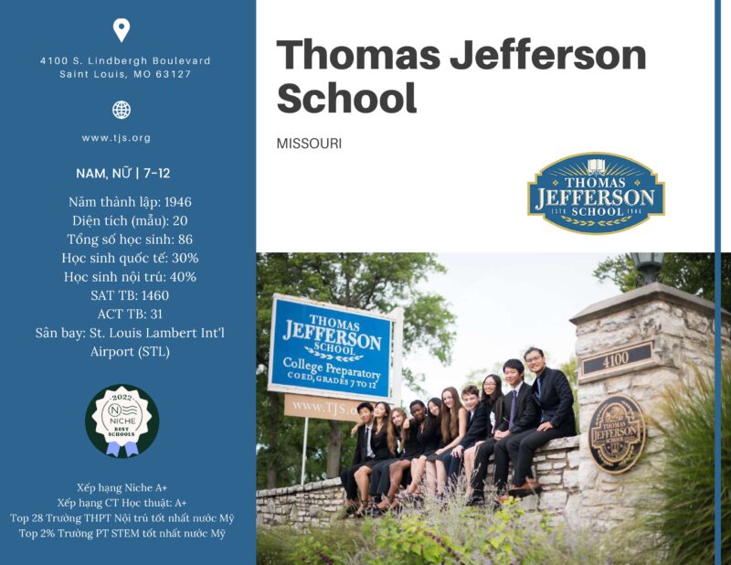 du học trung học thpt mỹ trường thomas jefferson school