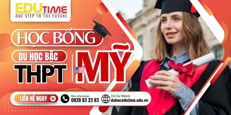 Xin học bổng du học THPT Mỹ 2025 thành công 100%