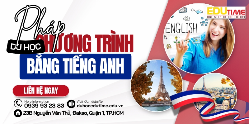 các chương trình du học pháp bằng tiếng anh