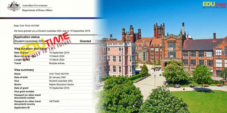 Chúc mừng Huỳnh Vĩnh Thịnh đạt Visa du học Úc