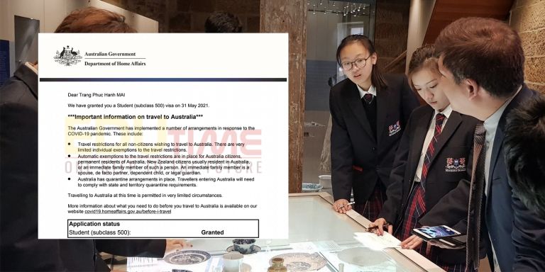 Chúc mừng Mai Trang Phúc Hạnh đạt Visa Úc