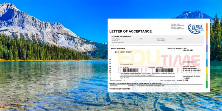 Chúc mừng Man Huỳnh Kha đậu Visa du học Canada