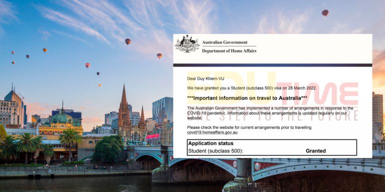 Chúc mừng Vũ Duy Khiêm đạt Visa du học Úc