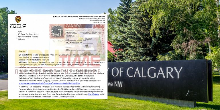 Chúc mừng Vũ Nguyễn Đan Vy đạt Visa du học Canada với học bổng 7,500$ CAD