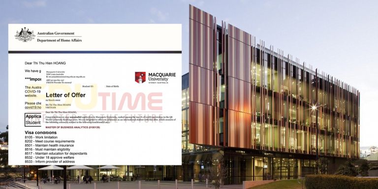 Chúc mừng Hoàng Thị Thu Hiền đậu Visa du học Úc