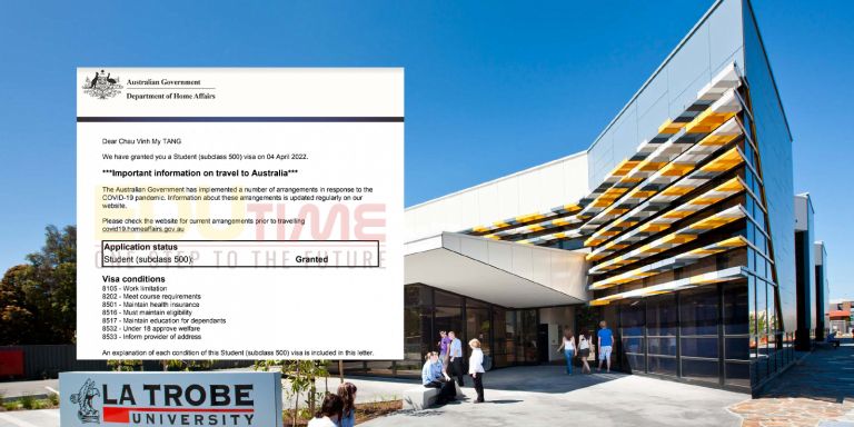 Chúc mừng Tăng Châu Vĩnh Mỹ đậu Visa du học Úc