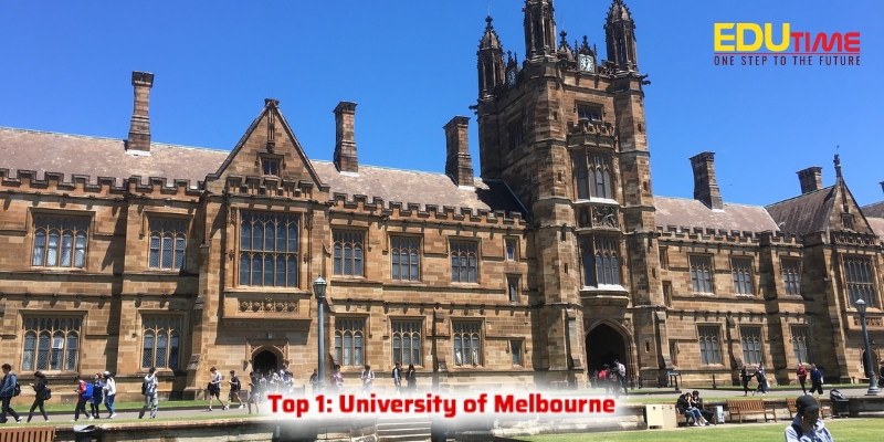 top 1 trường đại học ở melbourne: university of melbourne
