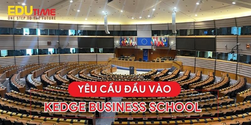 yêu cầu đầu vào du học pháp trường kedge business school