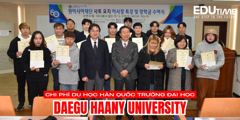 chi phí du học hàn quốc trường đại học daegu haany university