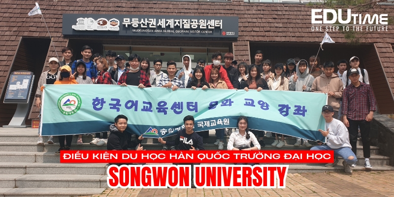 điều kiện du học hàn quốc trường đại học songwon university
