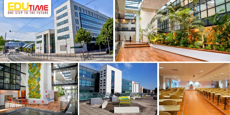 du học pháp trường management school essca cơ sở vật chất hiện đại