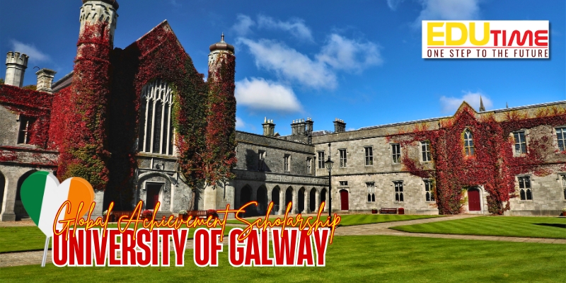 học bổng du học ireland - global achievement scholarship (undergraduate), university of galway