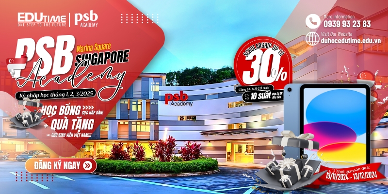 du học singapore cùng psb academy với học bổng cực xịn sò!!!