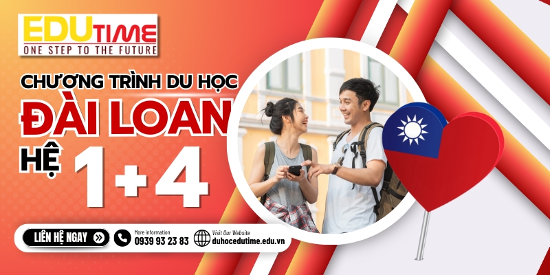 chương trình du học đài loan hệ 1 + 4