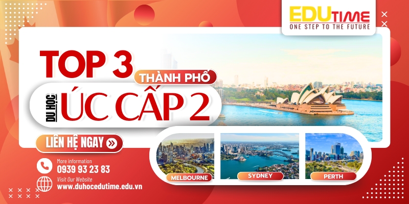 top 3 thành phố lý tưởng để du học úc cấp 2