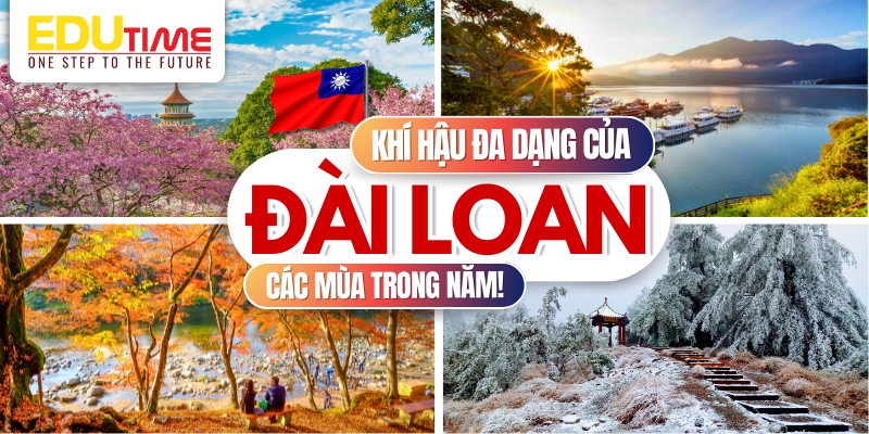 khí hậu đa dạng của đất nước đài loan