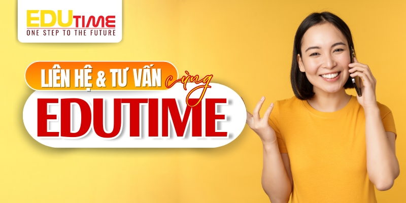 liên hệ và tư vấn với edutime