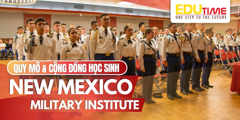 quy mô và cộng đồng học sinh khi du học thpt mỹ new mexico military institute
