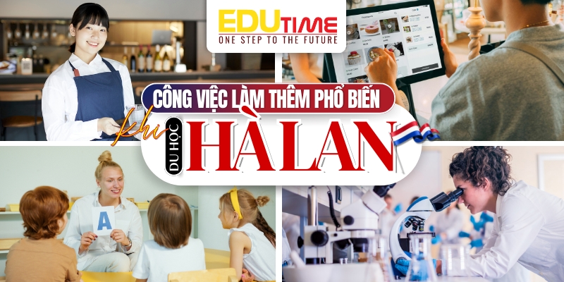 các công việc và mức lương làm thêm phổ biến khi du học hà lan