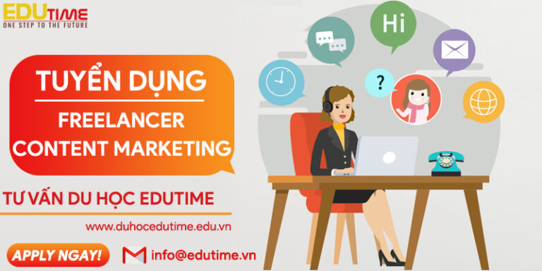 Edutime tuyển dụng vị trí Content Marketing (Freelancer)