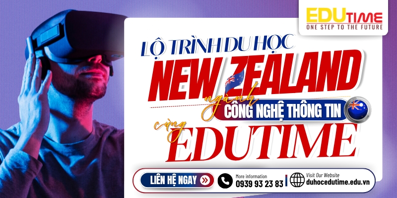 lộ trình du học new zealand ngành công nghệ thông tin cùng edutime