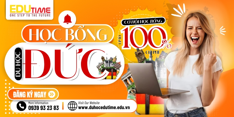 học bổng du học đức 2026: cơ hội đến 100% chi phí!