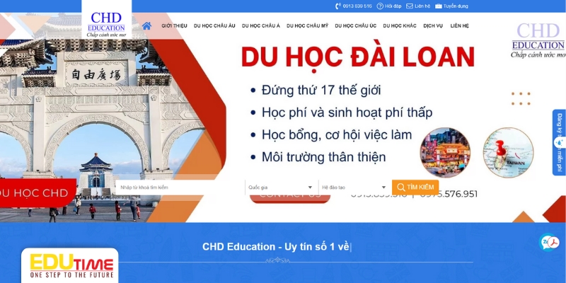 du học chd - công ty tư vấn du học đài loan hoạt động lâu năm