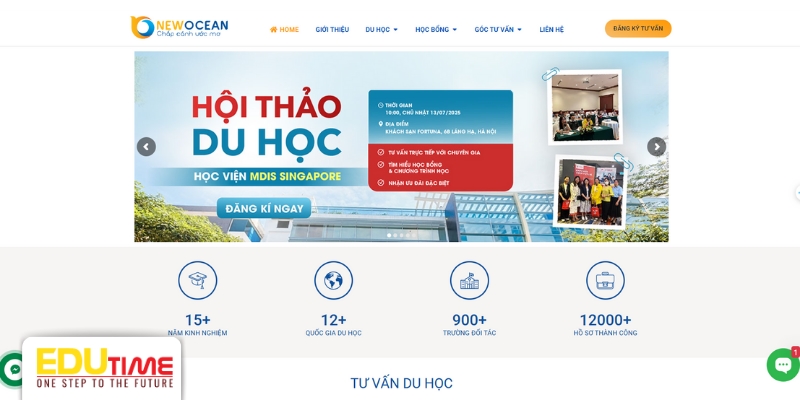 du học new ocean - công ty tư vấn du học new zealand tận tình