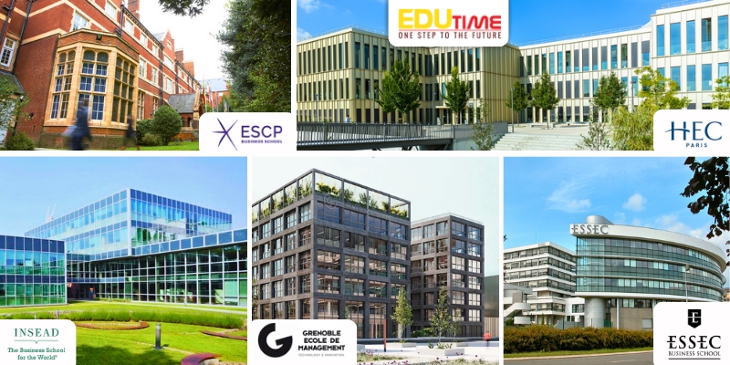top trường đào tạo du học thạc sĩ pháp ngành global business management