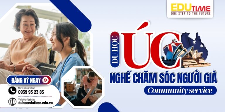 Du học Úc nghề chăm sóc người già (Community service)