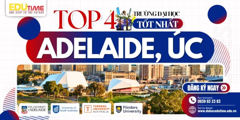 Top 4 trường Đại học tốt nhất ở Adelaide Úc hiện nay!