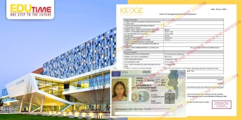 Chúc mừng Nguyễn Quỳnh Trang đạt Visa du học Pháp