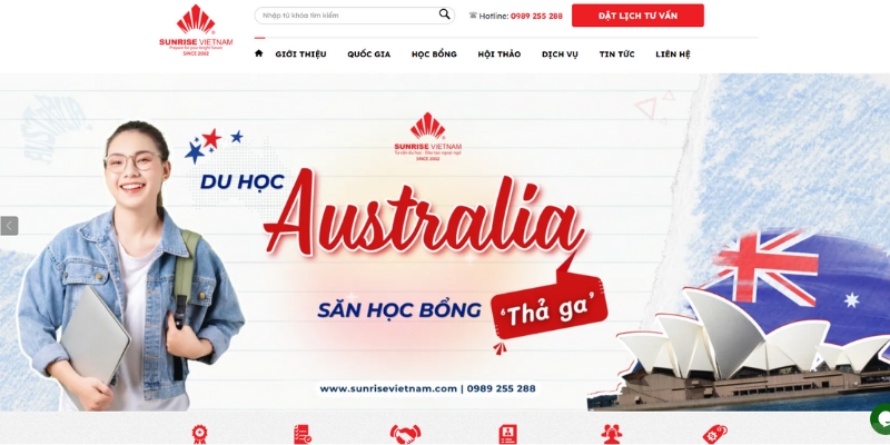 Du học Sunrise - Công ty tư vấn du học Úc lâu năm du học sunrise - công ty tư vấn du học úc lâu năm