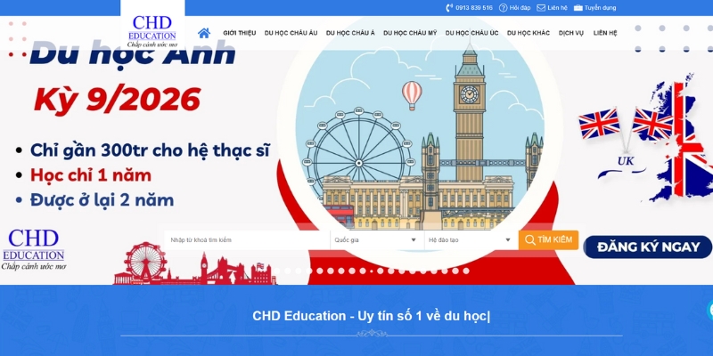 CHD - Công ty tư vấn du học Anh tiết kiệm chi phí chd - công ty tư vấn du học anh tiết kiệm chi phí