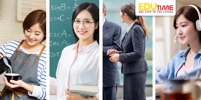 các công việc làm thêm du học đài loan phổ biến
