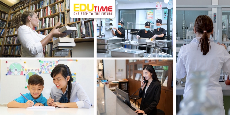 các công việc làm thêm du học mỹ