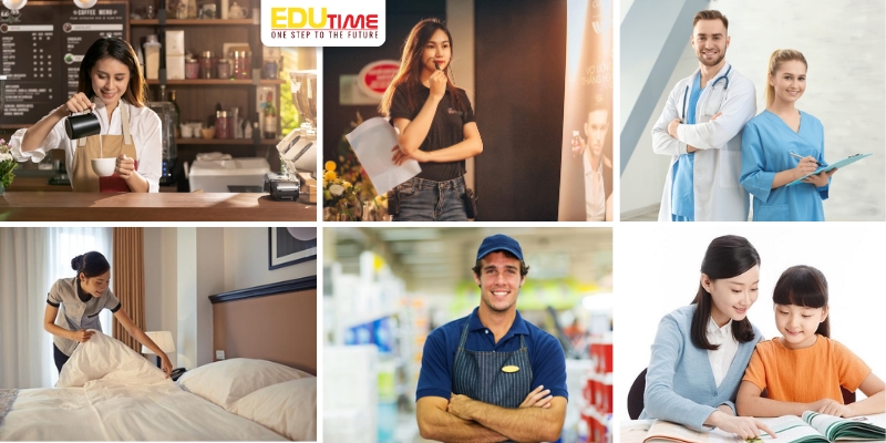 các công việc làm thêm du học úc có thể lựa chọn