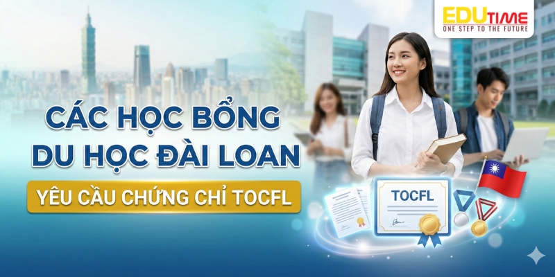 các học bổng du học đài loan yêu cầu có chứng chỉ tocfl