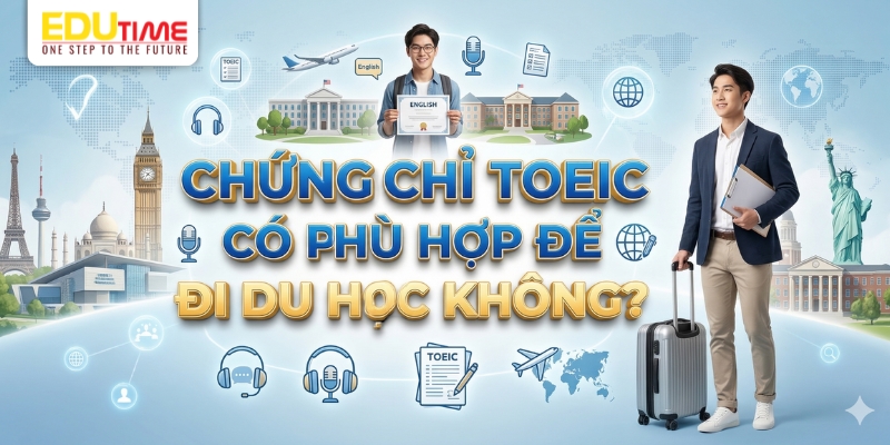 chứng chỉ toeic có phù hợp để đi du học không?